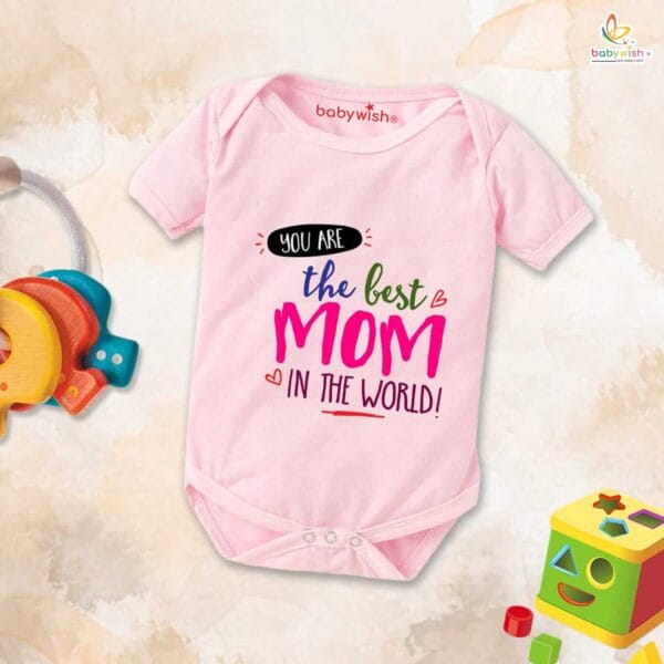 Mothers Day Special Baby Outfit Half Sleeve Unisex Romper Onesies for Newborn baby