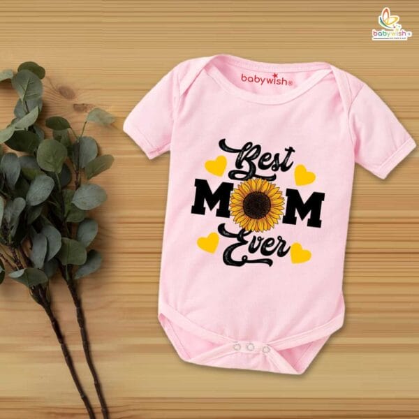 Mothers Day Special Baby Outfit Half Sleeve Unisex Romper Onesies for Newborn baby
