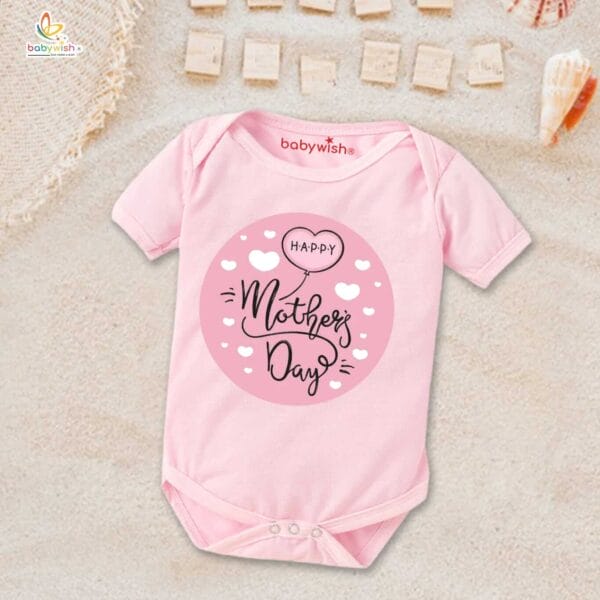 Mothers Day Special Baby Outfit Half Sleeve Unisex Romper Onesies for Newborn baby - Image 3
