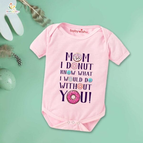 Mothers Day Special Baby Outfit Half Sleeve Unisex Romper Onesies for Newborn baby - Image 3