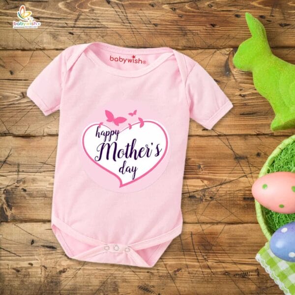 Mothers Day Special Baby Outfit Half Sleeve Unisex Romper Onesies for Newborn baby - Image 3