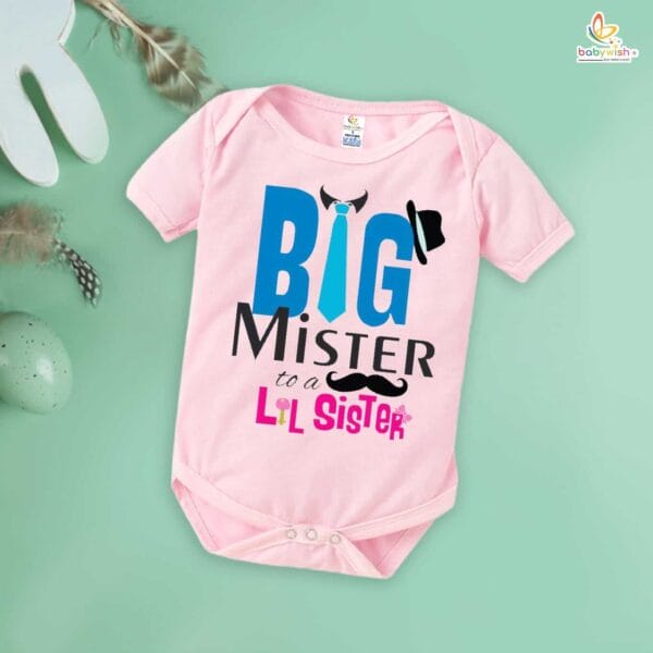 Babywish Rakshabandhan Romper Brother Sister Matching dress Rakshabandhan gift for Rakhi - Image 4