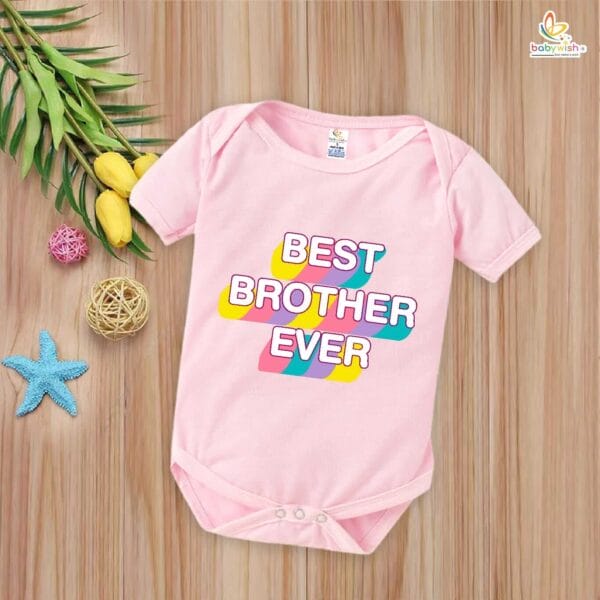 Babywish Rakshabandhan Romper Brother Sister Matching dress Rakshabandhan gift for Rakhi - Image 4