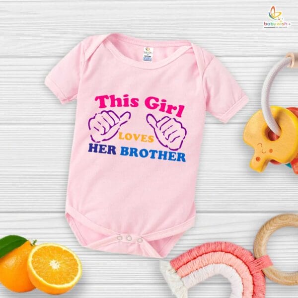 Babywish Rakshabandhan Romper Brother Sister Matching dress Rakshabandhan gift for Rakhi - Image 4
