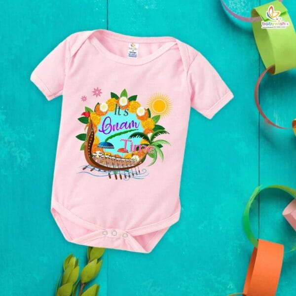 Babywish Onam Romper Brother Sister Matching dress for ONAM - Image 4