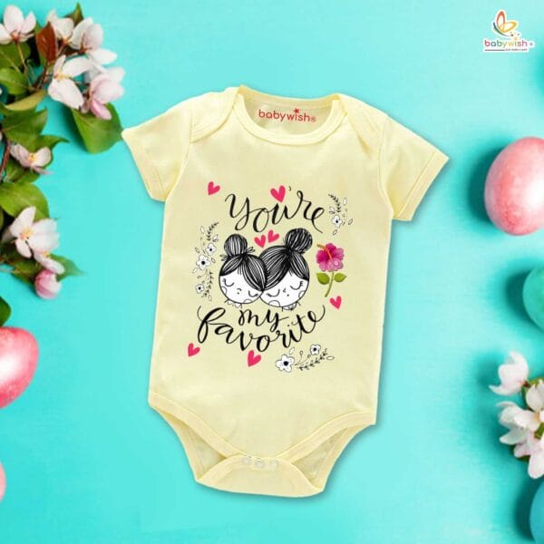 Mothers Day Special Baby Outfit Half Sleeve Unisex Romper Onesies for Newborn baby - Image 5