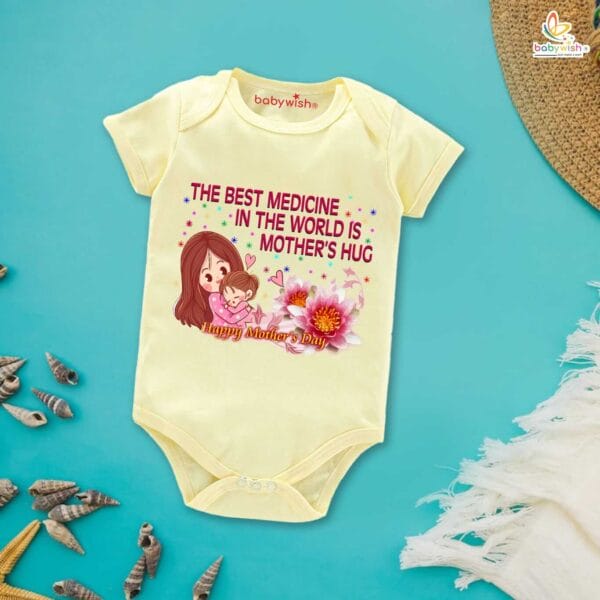 Mothers Day Special Baby Outfit Half Sleeve Unisex Romper Onesies for Newborn baby - Image 5