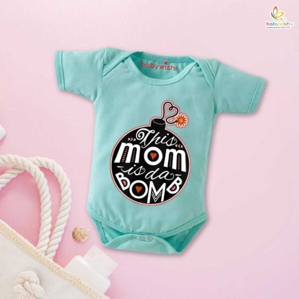 Mothers Day Special Baby Outfit Half Sleeve Unisex Romper Onesies for Newborn baby - Image 3