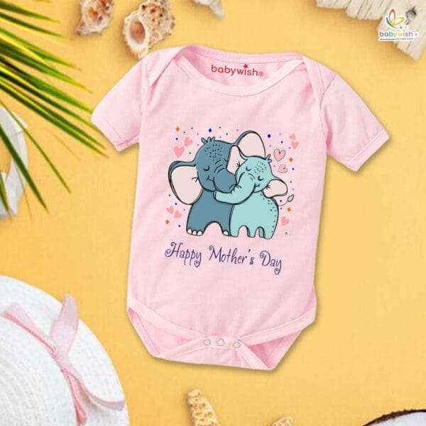 Mothers Day Special Baby Outfit Half Sleeve Unisex Romper Onesies for Newborn baby - Image 4