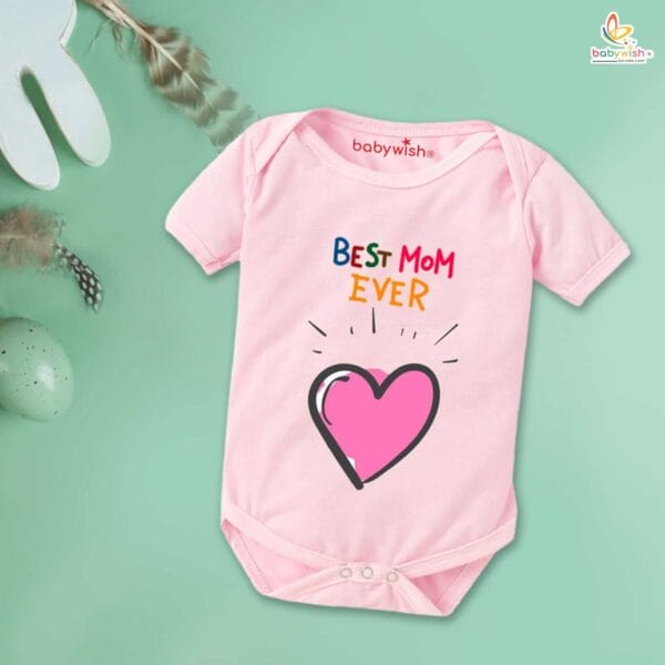 Mothers Day Special Baby Outfit Half Sleeve Unisex Romper Onesies for Newborn baby - Image 4