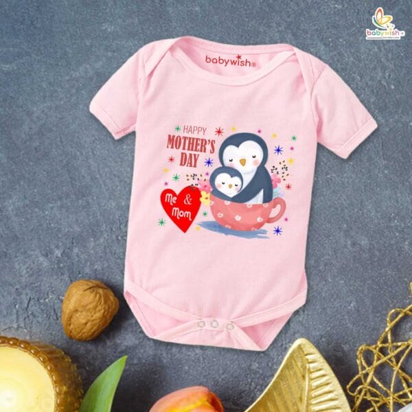 Mothers Day Special Baby Outfit Half Sleeve Unisex Romper Onesies for Newborn baby - Image 4