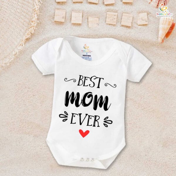 Mothers Day Special Baby Outfit Half Sleeve Unisex Romper Onesies for Newborn baby - Image 2