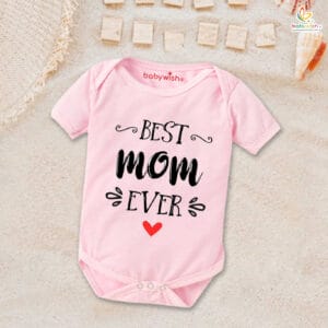 Mothers Day Special Baby Outfit Half Sleeve Unisex Romper Onesies for Newborn baby
