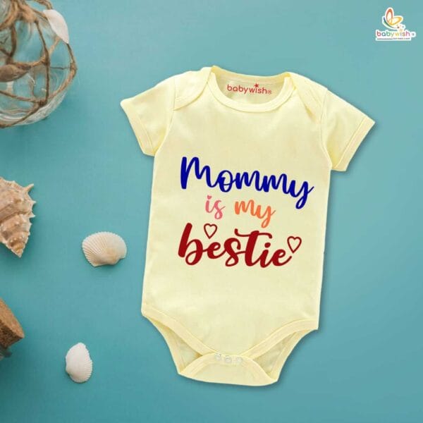 Mothers Day Special Baby Outfit Half Sleeve Unisex Romper Onesies for Newborn baby - Image 4
