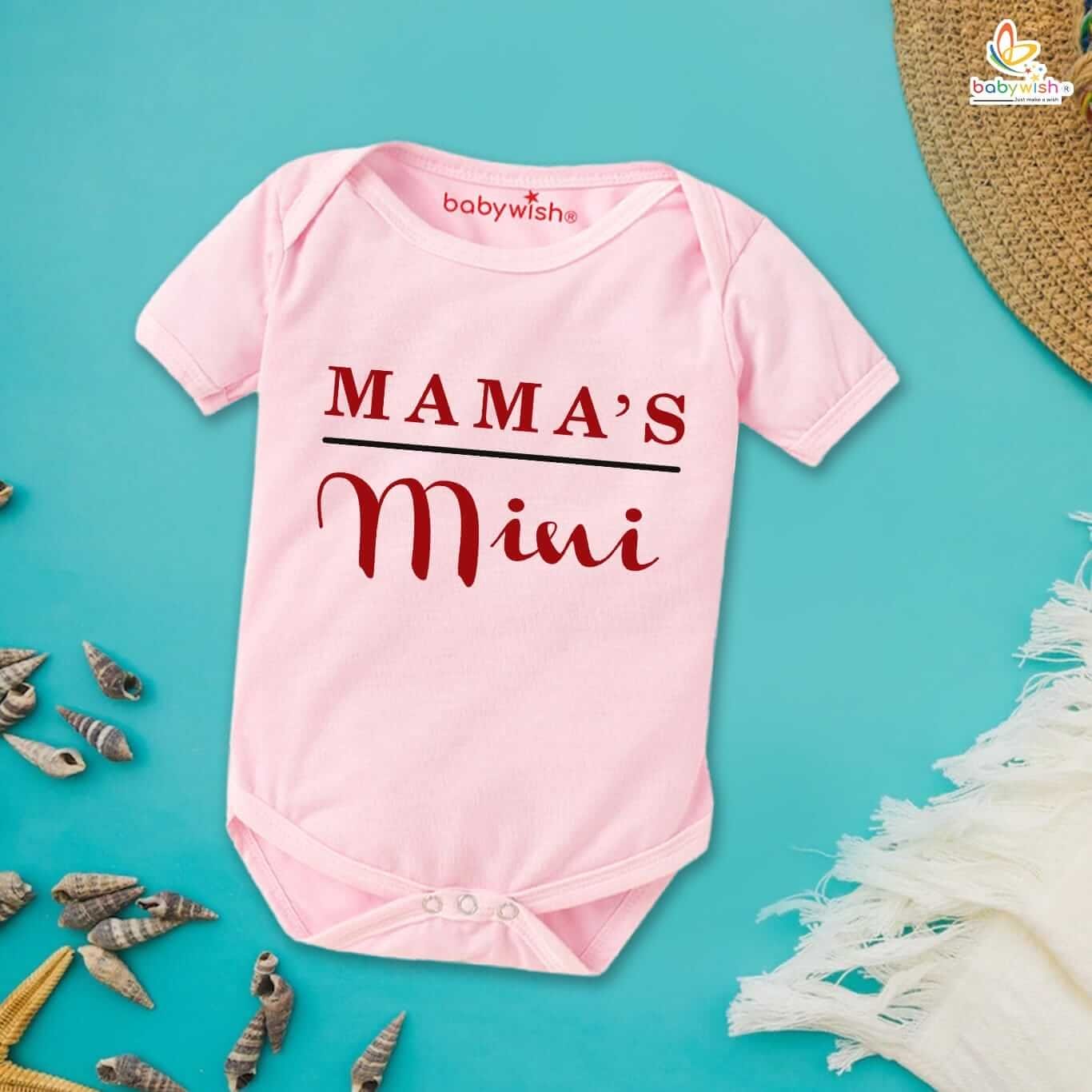 Mothers Day Special Baby Outfit Half Sleeve Unisex Romper Onesies for Newborn baby