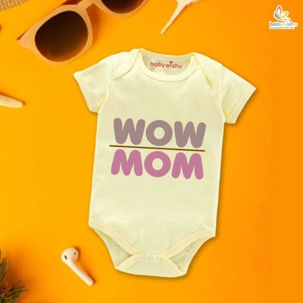 Mothers Day Special Baby Outfit Half Sleeve Unisex Romper Onesies for Newborn baby - Image 4