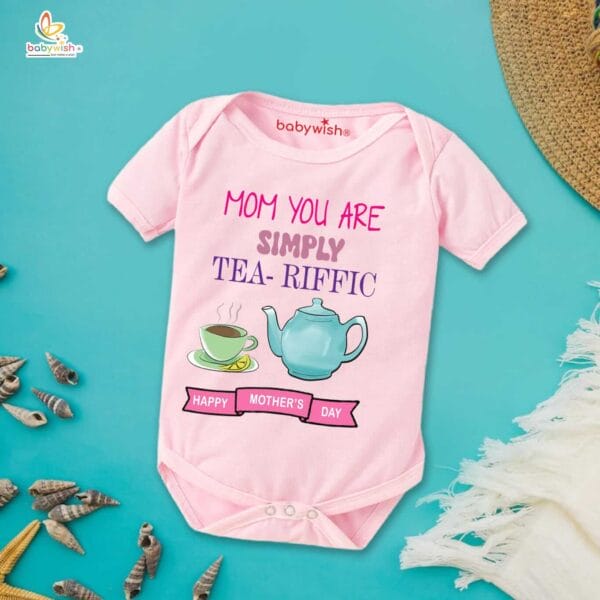 Mothers Day Special Baby Outfit Half Sleeve Unisex Romper Onesies for Newborn baby - Image 3