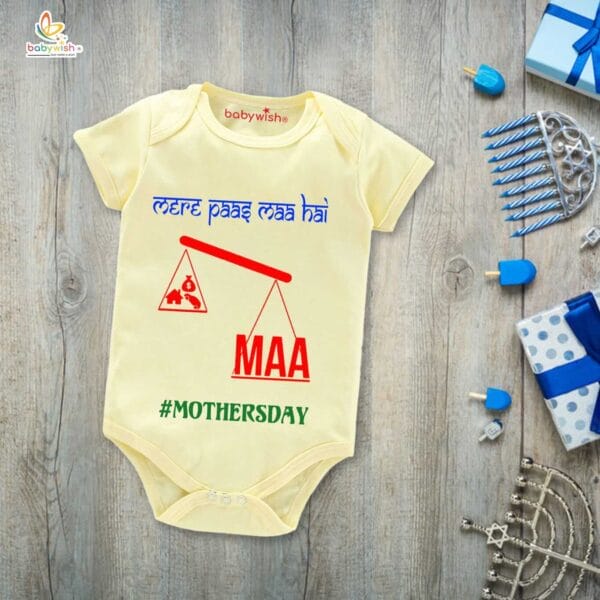 Mothers Day Special Baby Outfit Half Sleeve Unisex Romper Onesies for Newborn baby - Image 4