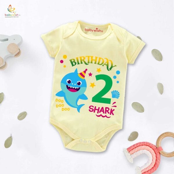 Two month unisex baby romper half sleeve round neck onesie - Image 4