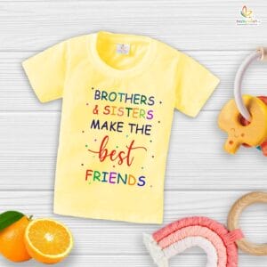 Babywish Rakshabandhan T-Shirt Brother Sister Matching dress Rakshabandhan gift for Rakhi Tee