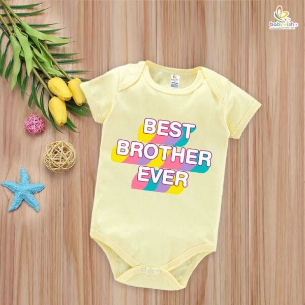 Babywish Rakshabandhan Romper Brother Sister Matching dress Rakshabandhan gift for Rakhi - Image 3