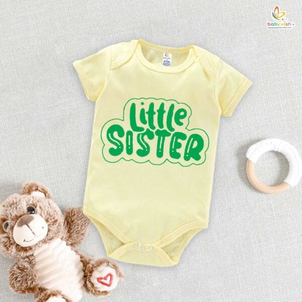 Babywish Rakshabandhan Romper Brother Sister Matching dress Rakshabandhan gift for Rakhi - Image 3