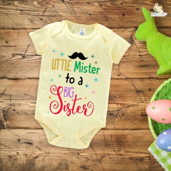 Babywish Rakshabandhan Romper Brother Sister Matching dress Rakshabandhan gift for Rakhi - Image 4