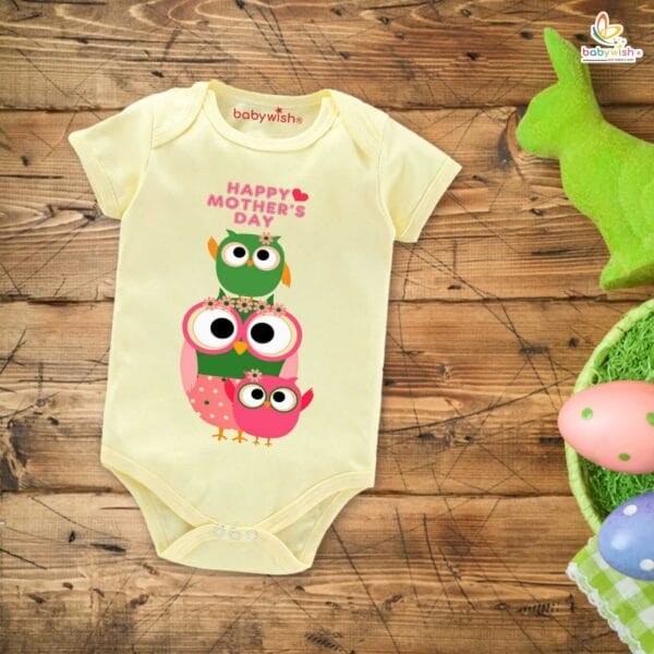 Mothers Day Special Baby Outfit Half Sleeve Unisex Romper Onesies for Newborn baby - Image 5
