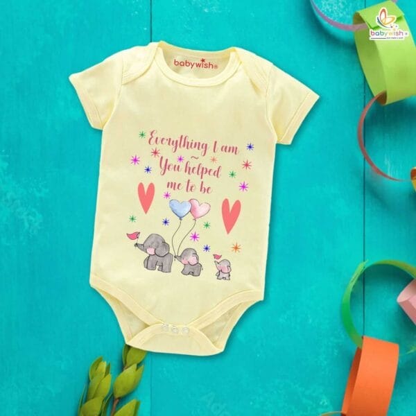 Mothers Day Special Baby Outfit Half Sleeve Unisex Romper Onesies for Newborn baby - Image 5