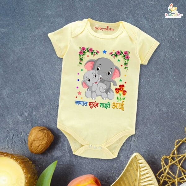Mothers Day Special Baby Outfit Half Sleeve Unisex Romper Onesies for Newborn baby - Image 5