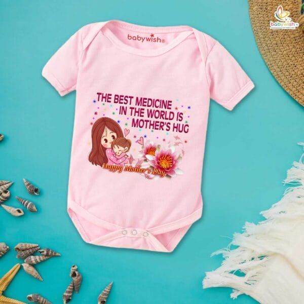 Mothers Day Special Baby Outfit Half Sleeve Unisex Romper Onesies for Newborn baby - Image 4