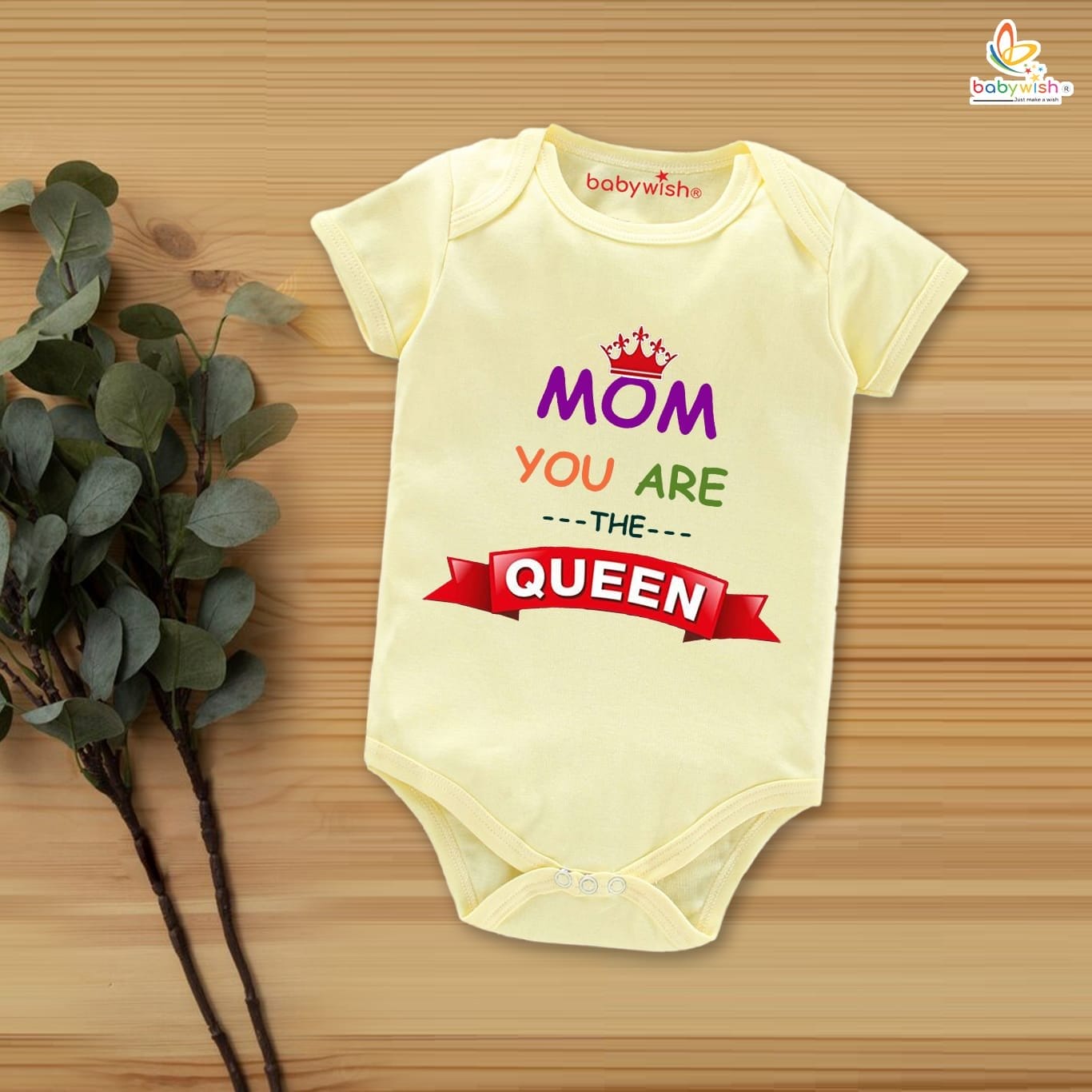 Mothers Day Special Baby Outfit Half Sleeve Unisex Romper Onesies for Newborn baby