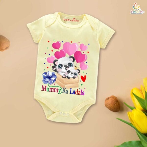 Mothers Day Special Baby Outfit Half Sleeve Unisex Romper Onesies for Newborn baby
