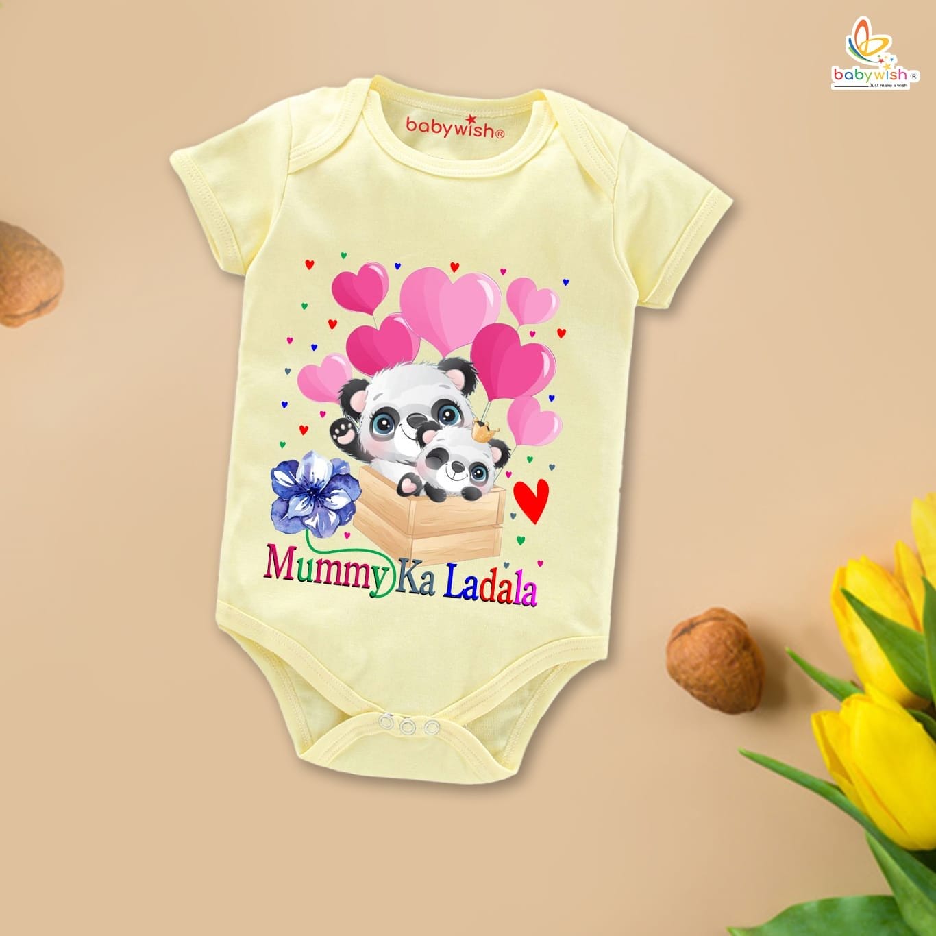 Mothers Day Special Baby Outfit Half Sleeve Unisex Romper Onesies for Newborn baby
