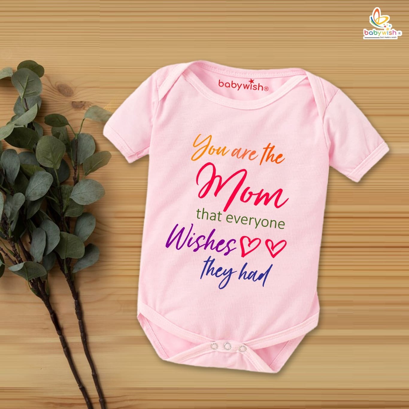 Mothers Day Special Baby Outfit Half Sleeve Unisex Romper Onesies for Newborn baby