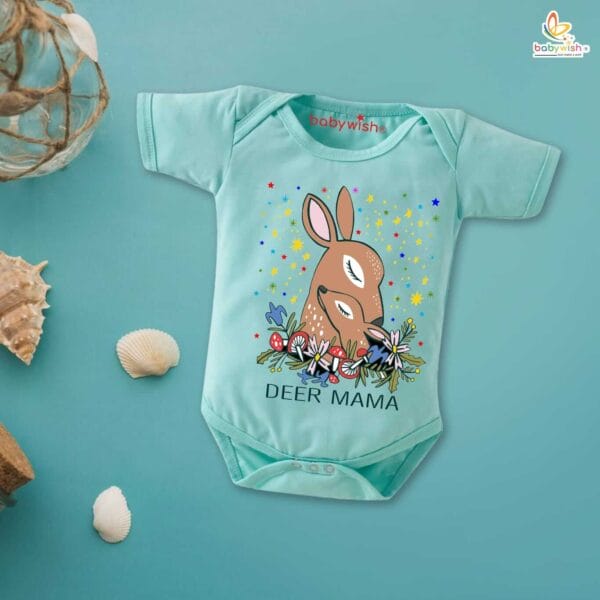 Mothers Day Special Baby Outfit Half Sleeve Unisex Romper Onesies for Newborn baby - Image 3