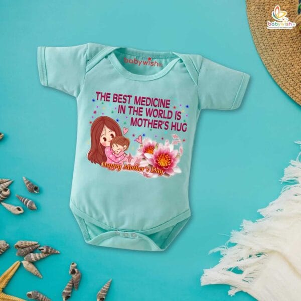 Mothers Day Special Baby Outfit Half Sleeve Unisex Romper Onesies for Newborn baby - Image 3