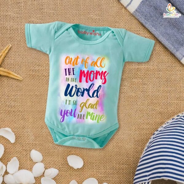 Mothers Day Special Baby Outfit Half Sleeve Unisex Romper Onesies for Newborn baby - Image 3