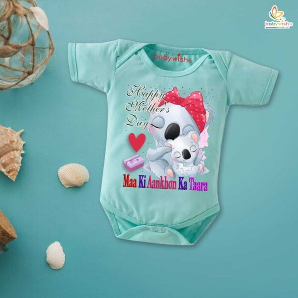 Mothers Day Special Baby Outfit Half Sleeve Unisex Romper Onesies for Newborn baby - Image 3