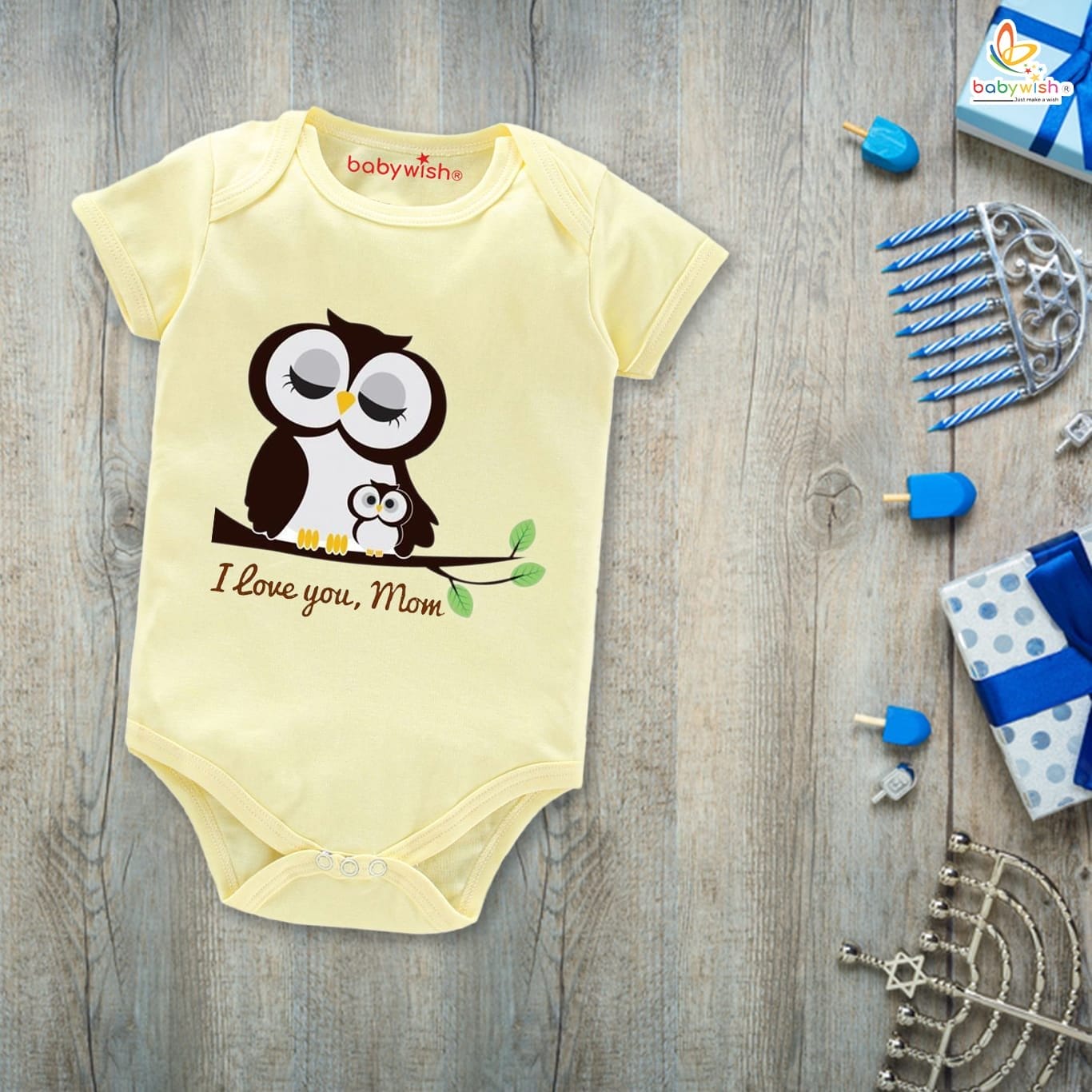 Mothers Day Special Baby Outfit Half Sleeve Unisex Romper Onesies for Newborn baby