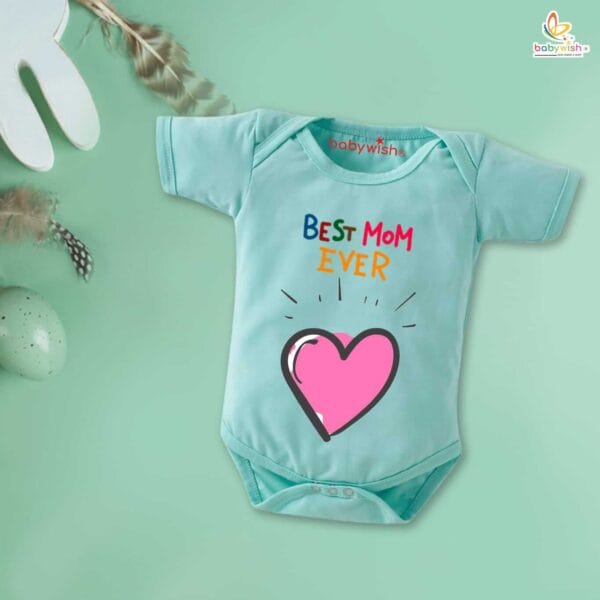 Mothers Day Special Baby Outfit Half Sleeve Unisex Romper Onesies for Newborn baby - Image 3