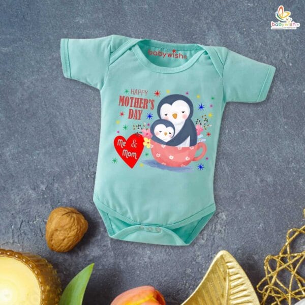 Mothers Day Special Baby Outfit Half Sleeve Unisex Romper Onesies for Newborn baby - Image 3