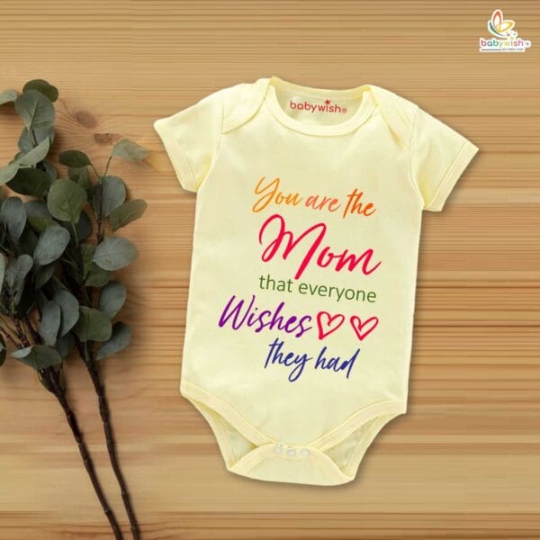 Mothers Day Special Baby Outfit Half Sleeve Unisex Romper Onesies for Newborn baby - Image 4