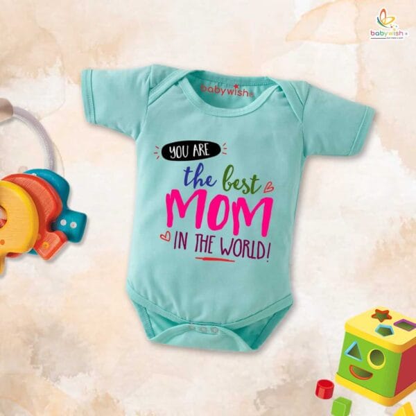 Mothers Day Special Baby Outfit Half Sleeve Unisex Romper Onesies for Newborn baby - Image 3