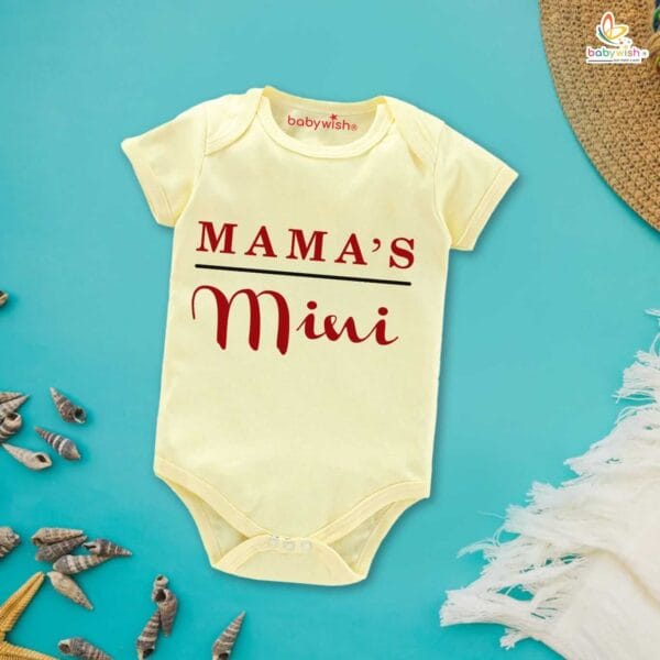 Mothers Day Special Baby Outfit Half Sleeve Unisex Romper Onesies for Newborn baby - Image 4