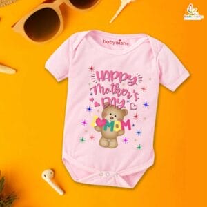 Mothers Day Special Baby Outfit Half Sleeve Unisex Romper Onesies for Newborn baby