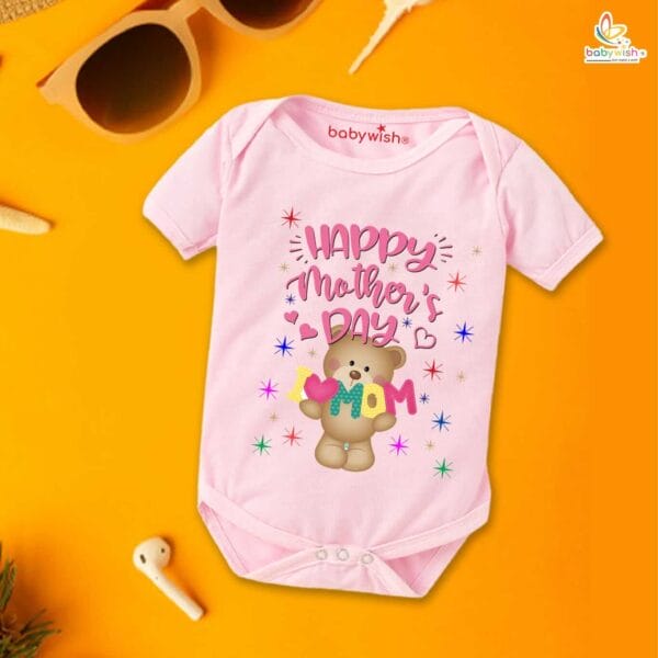 Mothers Day Special Baby Outfit Half Sleeve Unisex Romper Onesies for Newborn baby