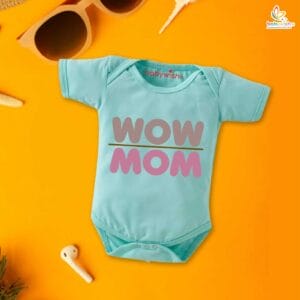 Mothers Day Special Baby Outfit Half Sleeve Unisex Romper Onesies for Newborn baby