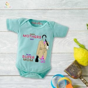 Mothers Day Special Baby Outfit Half Sleeve Unisex Romper Onesies for Newborn baby