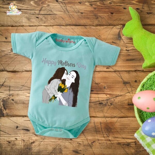 Mothers Day Special Baby Outfit Half Sleeve Unisex Romper Onesies for Newborn baby
